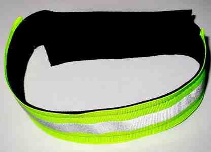 Reflective Armband / Legband  Reflective armband arm band W logos or slogan green-1-5-logo/reflective-armband.JPG