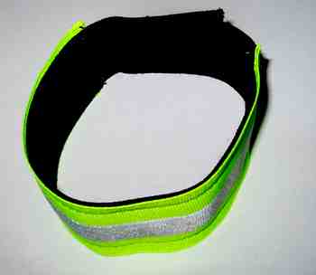 Reflective Armband / Legband  Reflective armband arm band W logos or slogan green-1-5-logo/reflective-legband.JPG